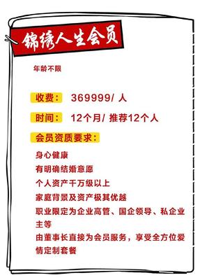36萬天價(jià)婚介服務(wù)暗訪記 當(dāng)愛情被明碼標(biāo)價(jià)，女性成為標(biāo)簽化商品